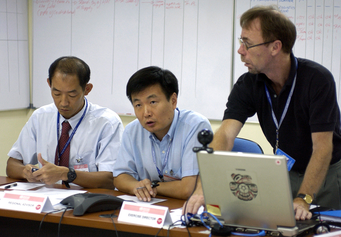 Takeshi Kasai (à gauche). Crédit ROMEO GACAD / AFP