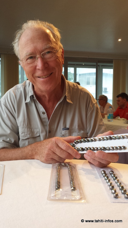 Ruddy Niels-Hansen, chef de la délégation de 16 bijoutiers venant du nord de l'Europe