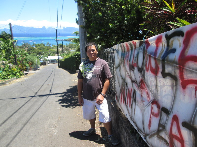 Fabrice Loilloux, président de l'association FUN de F2M est le principal organisateur de cette soirée Halloween sur les hauteurs de Puna'auia.