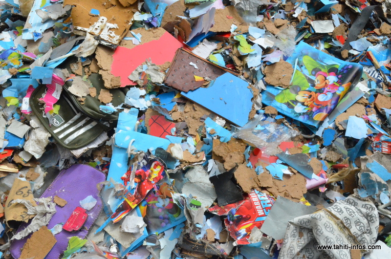 150000 articles de contrefaçon passés au broyeur