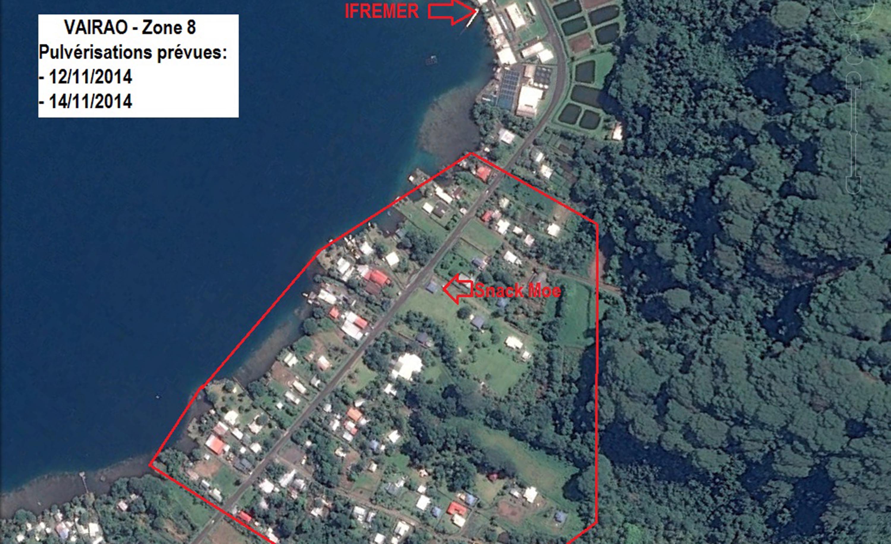 Lutte antivectorielle : planning des pulvérisations du 13 au 20 novembre