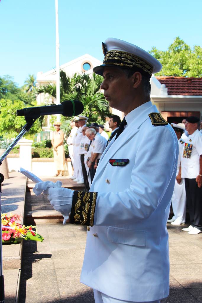 Cérémonie: 96ème anniversaire de l'Armistice du 11 novembre 1918 à Papeete