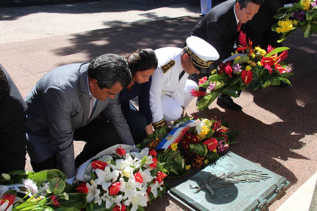 Cérémonie: 96ème anniversaire de l'Armistice du 11 novembre 1918 à Papeete