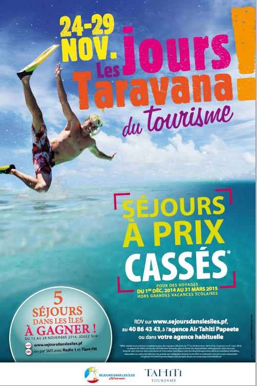 Les journées Taravana du tourisme pour profiter de voyages à prix cassés