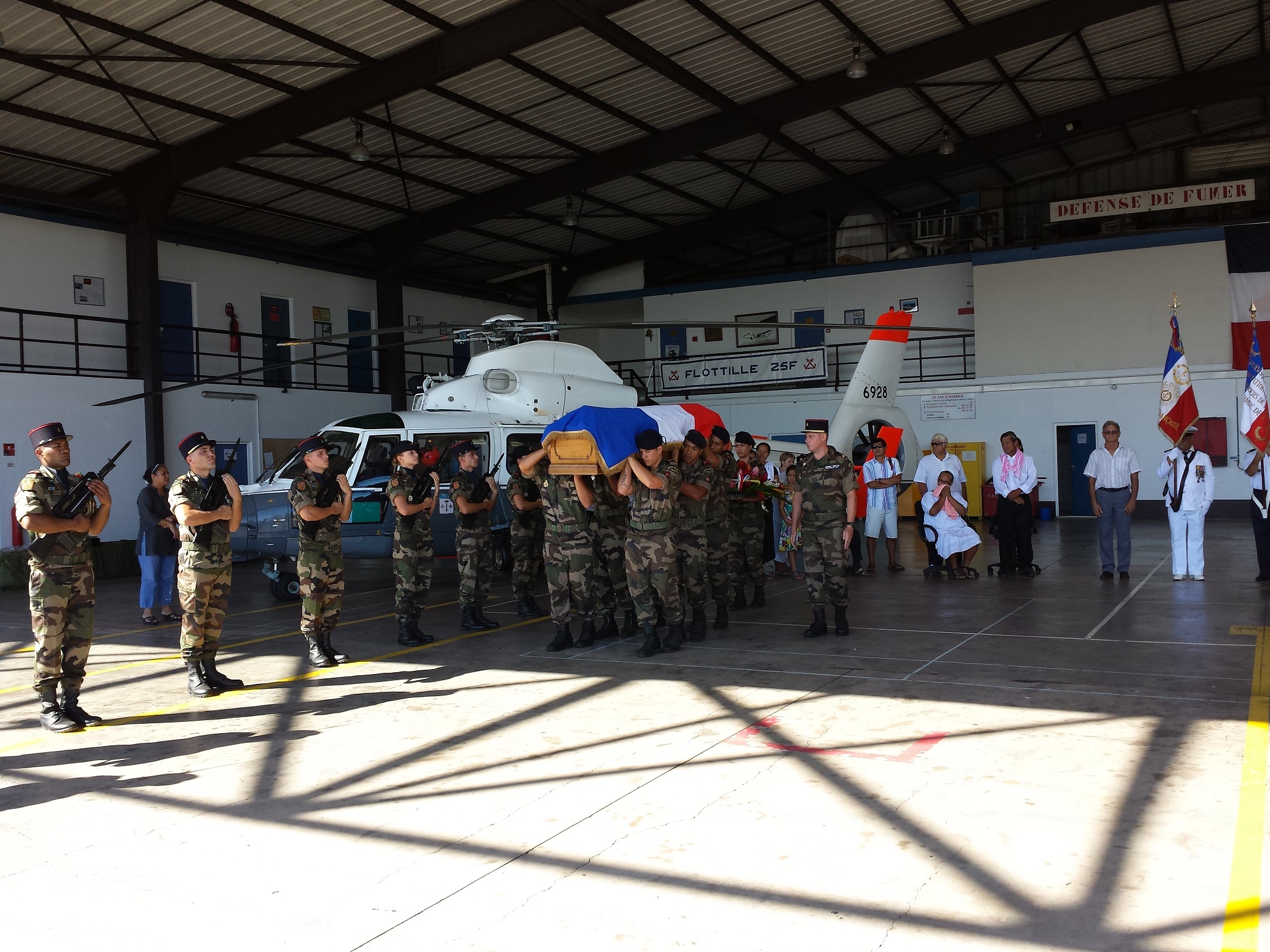 Le corps du caporal-chef Moana Heiarii rapatrié