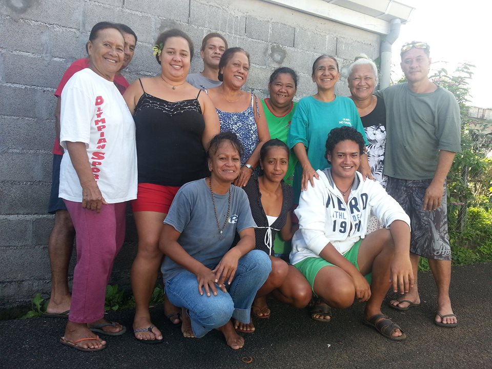 Les membres fondateurs du comité 808 de Tautira.