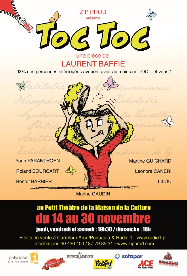 "Toc Toc", les troubles obsessionnels compulsifs vus par Baffie au Théâtre