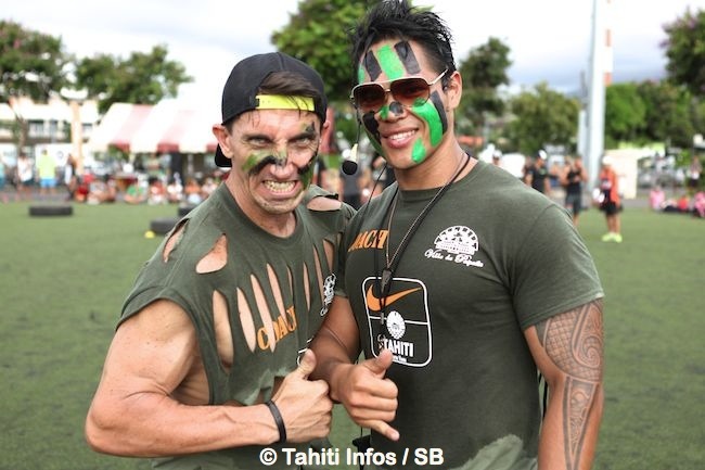 'Rambo' et Christian Wang sang