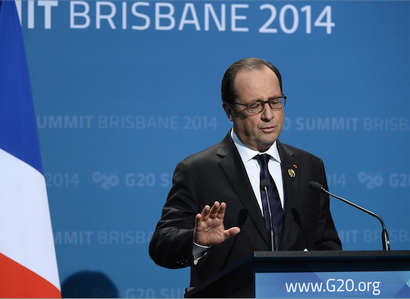 Hollande à Sydney pour la première visite officielle d'un président français en Australie