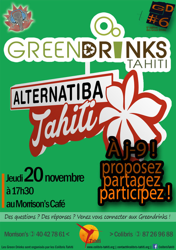 Green Drinks : les écolos de Colibris préparent leur village Alternatiba