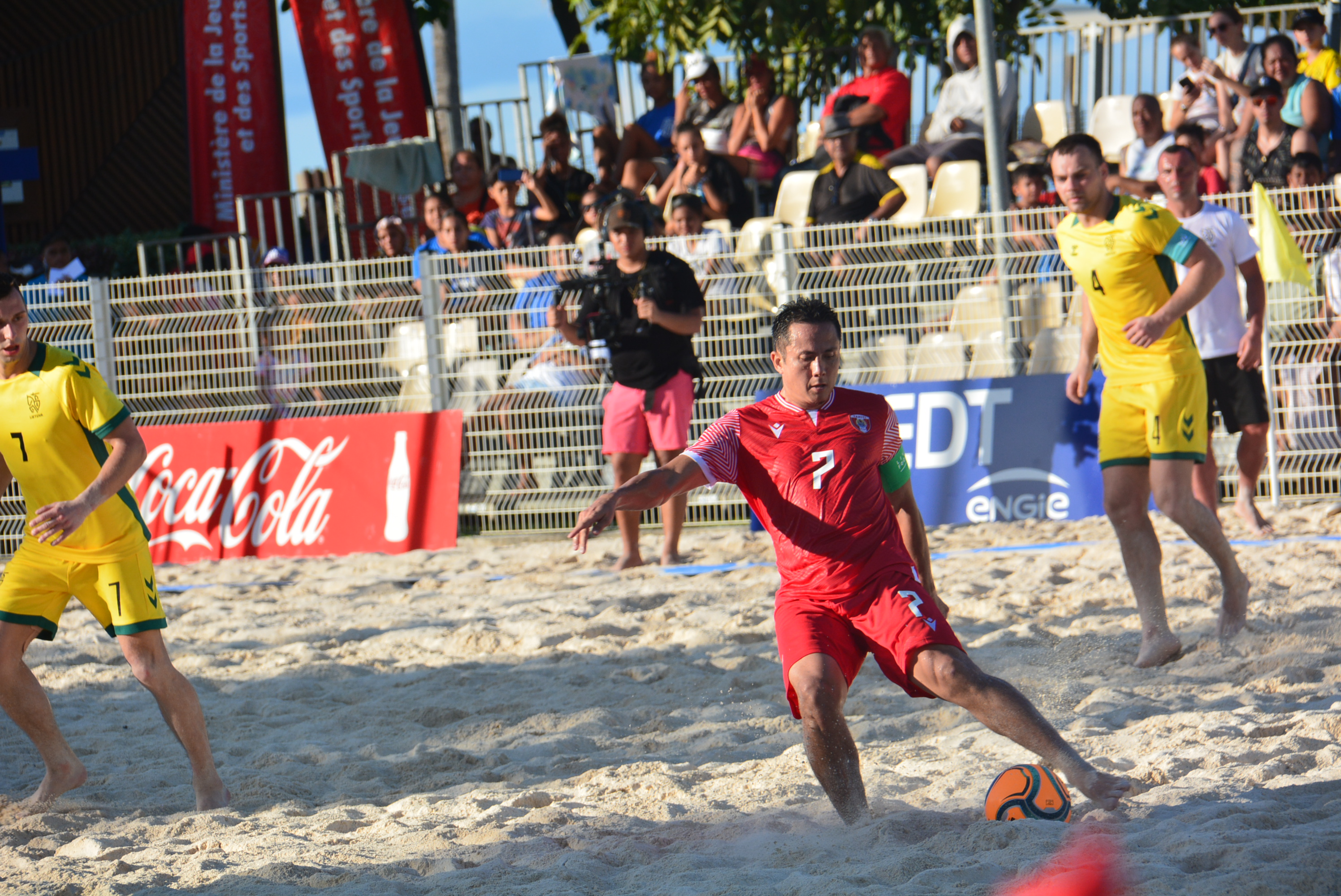 Le capitaine Raimana Li Fung Kuee a offert, vendredi, la victoire aux Tiki Toa sur une belle frappe du gauche.