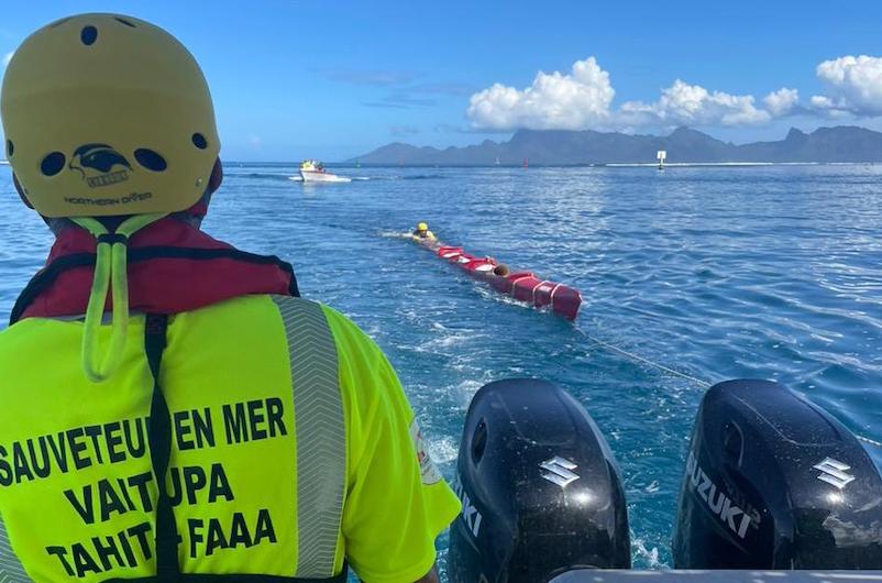 ​En exercice, la FEPSM tombe sur un va'a en difficulté