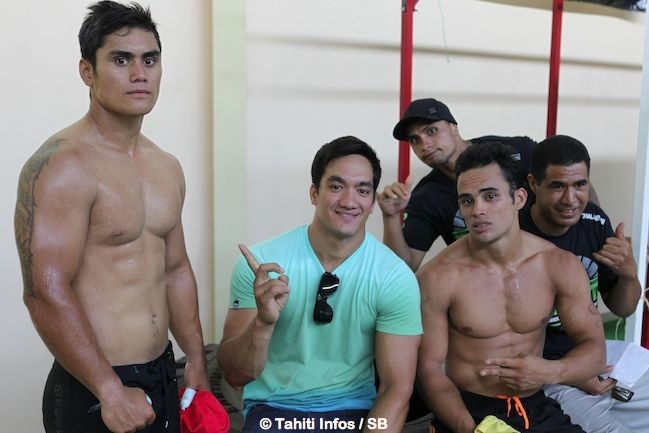 Le Marquisien Teremu et ses amis du team Nahiti