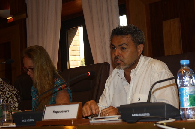 Tepuanui Snow, Président de la Fédération des associations de parents d'élèves.