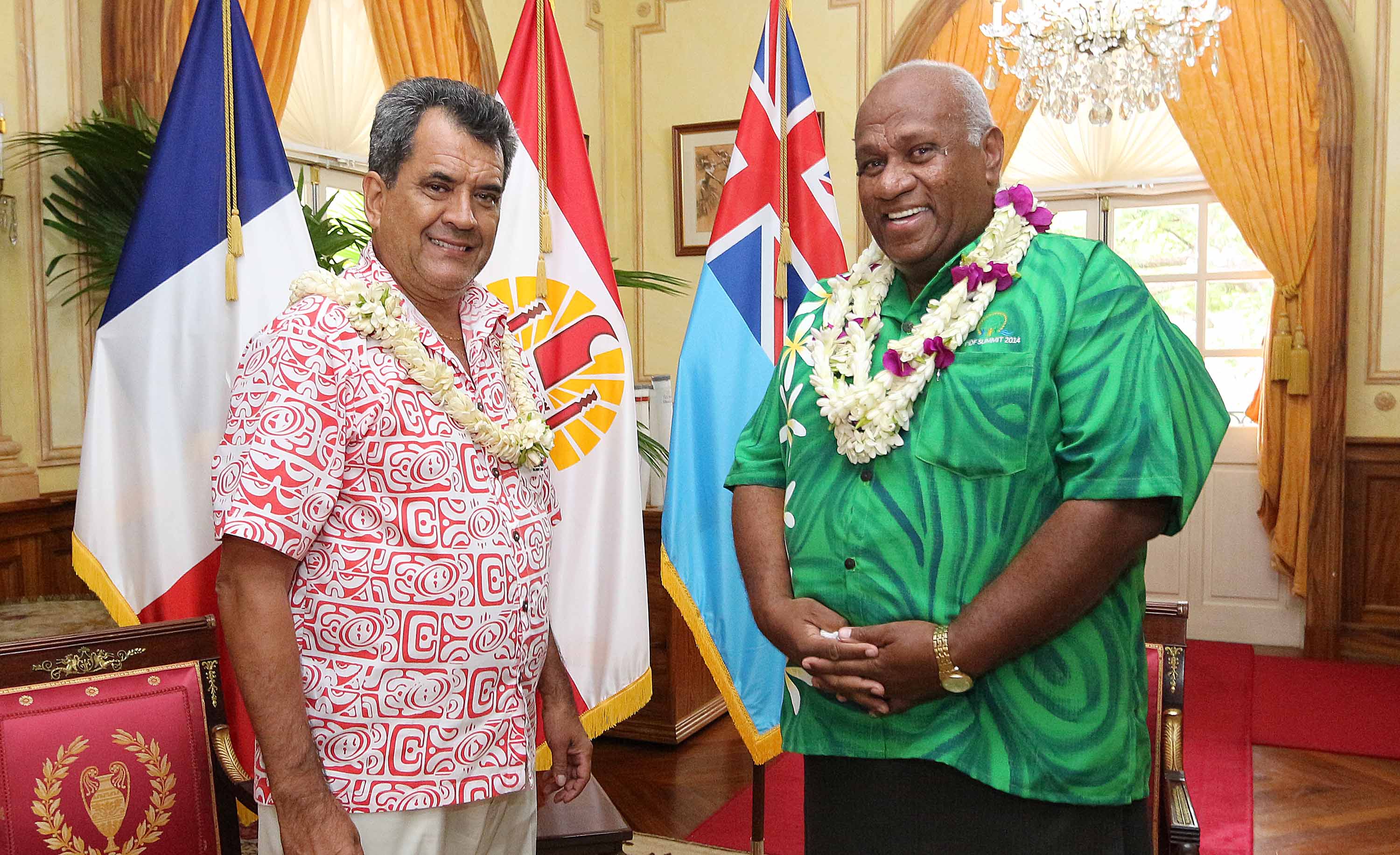 Le Secrétaire général adjoint du Forum de Développement des Iles du Pacifique reçu par le Président Fritch
