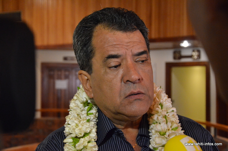 Edouard Fritch, mardi 2 décembre au CESC