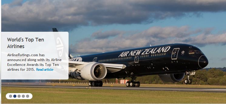 Meilleure compagnie au monde : Air New Zealand au septième ciel