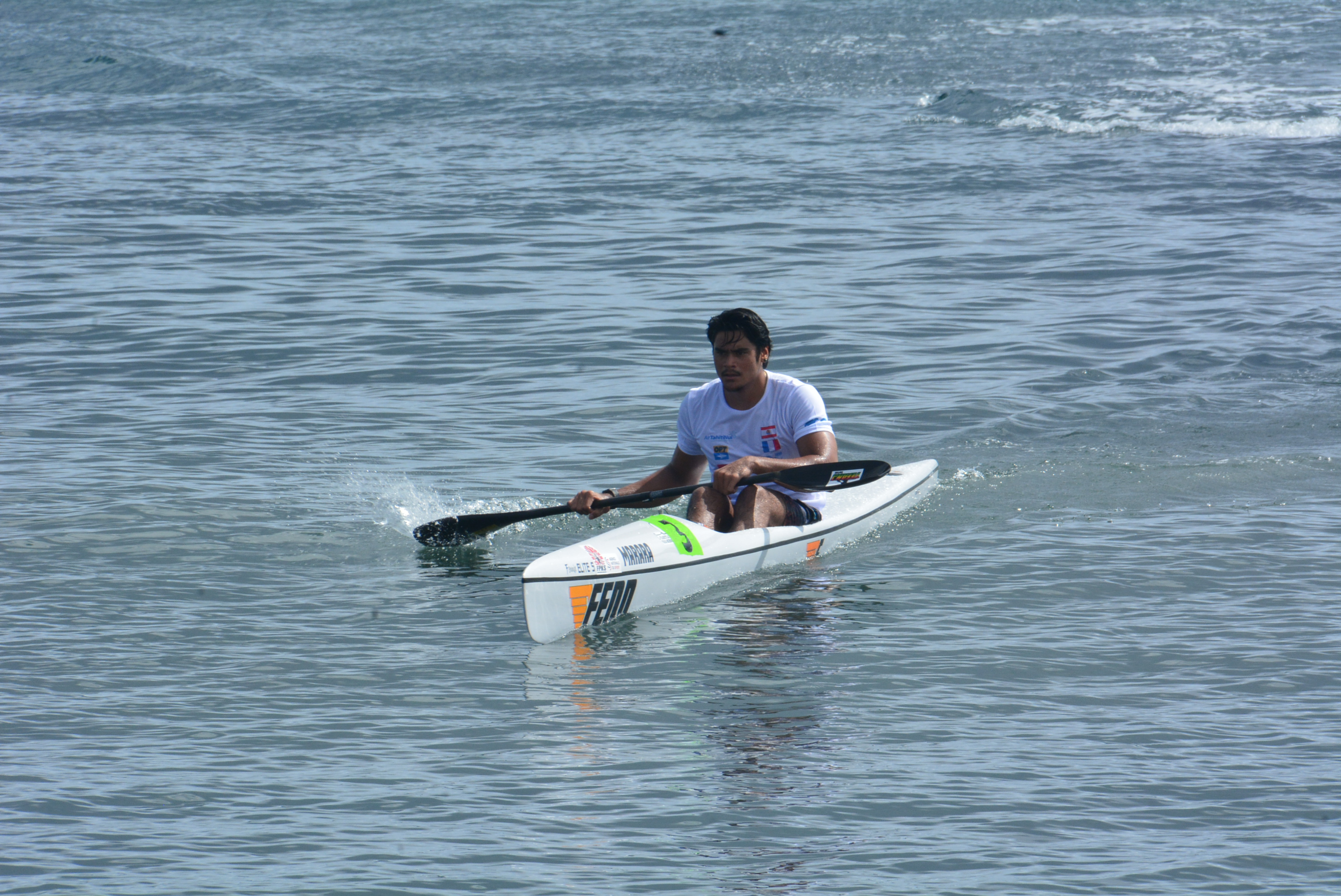 Le jeune espoir de la discipline, Kahea Taie, a enchainé samedi les courses entre les séries en junior et en sénior.