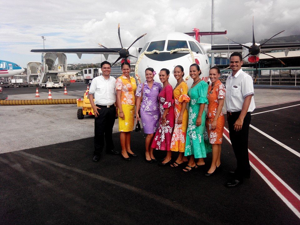 Air Tahiti a baptisé Heireva, son ATR72-600 arrivé la semaine dernière