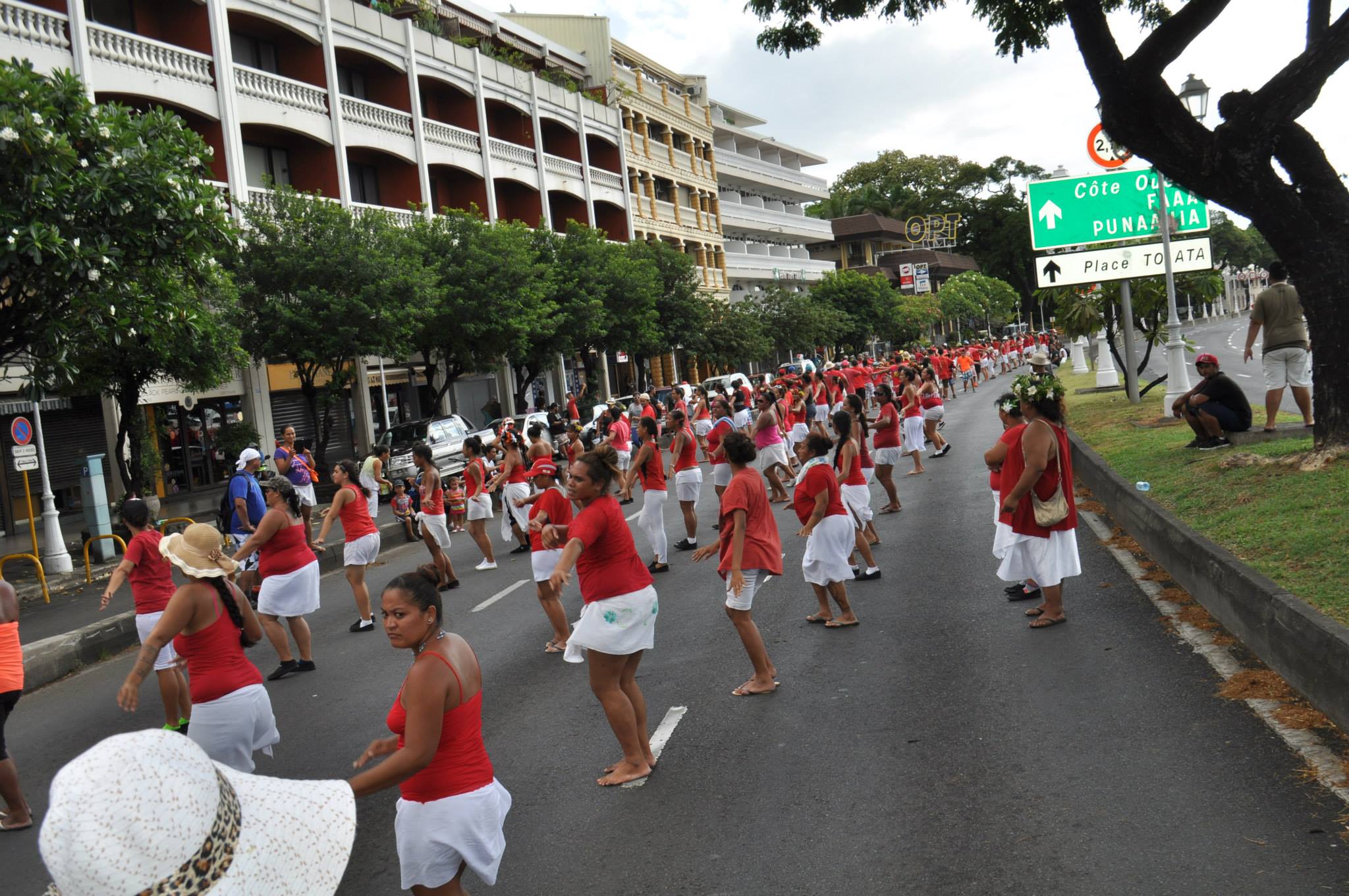 Les jeunes volontaires se sont énormément entraînés, dont une répétition générale sur le Front de mer.