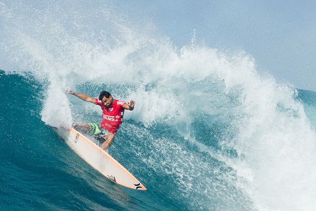 Le surfeur originaire de Rurutu s'est avéré imbattable à Sunset Beach