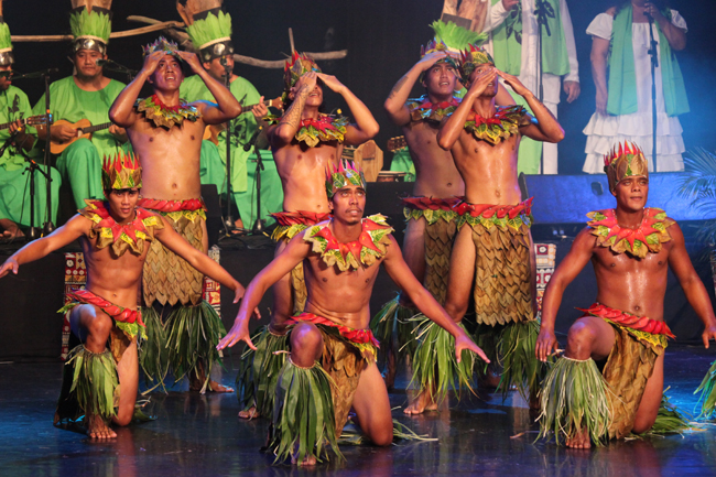 Tamarii Papetoai, un groupe de Moorea.