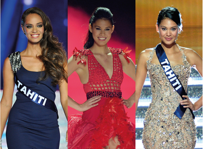 Hinarani de Longeaux, Mehiata Riaria, Hinarere Taputu, les trois dernières Miss Tahiti sont toutes devenues premières dauphines des Miss France 2013, 2014 et 2015.