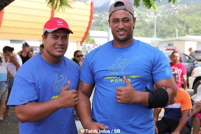 Noel et Rono sont venus de Huahine