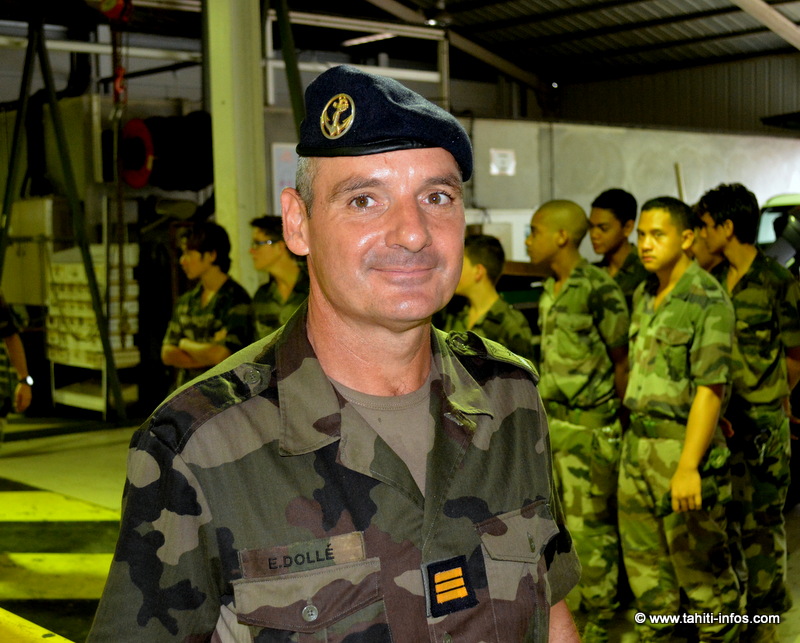 Le capitaine Eric Dollé