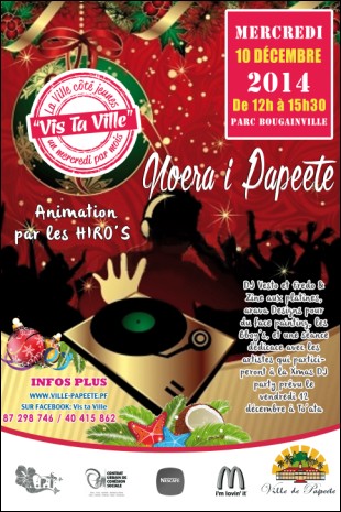 « L’esprit de Noël en musique pour les jeunes de Vis ta Ville » ce mercredi 10 décembre