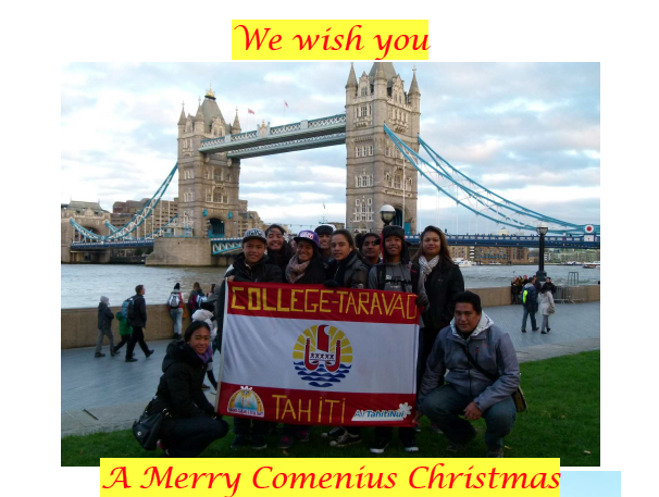 Les "Comenius" de Taravao de retour de Londres