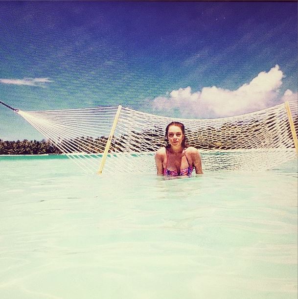 La photo que Lindsay Lohan a posté ce mercredi après-midi sur son compte Instagram.