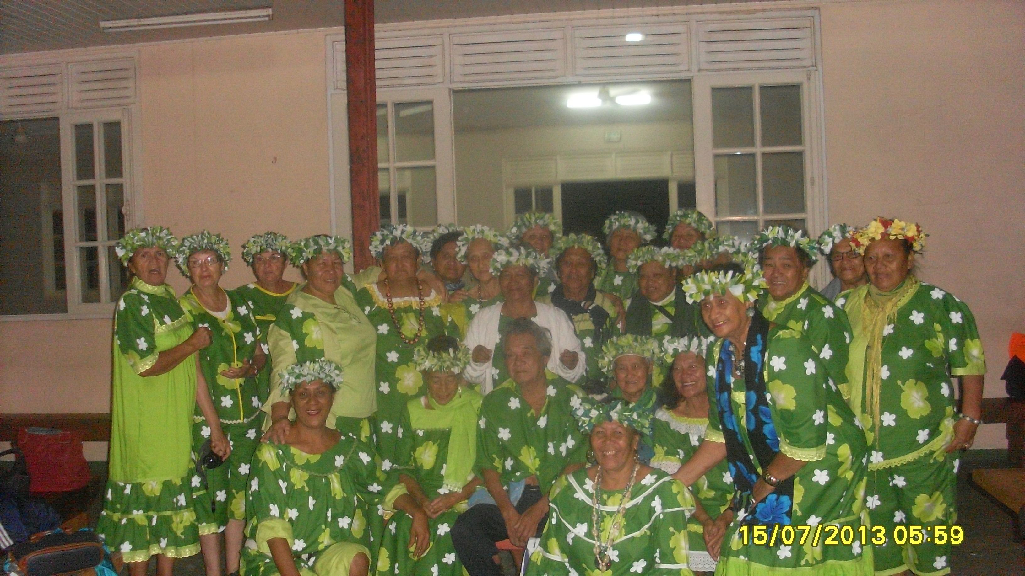 Les matahiapo de Mo'orea ici, lors d'un déplacement à Rurutu l'an dernier. Photo : Patrice Talmant.
