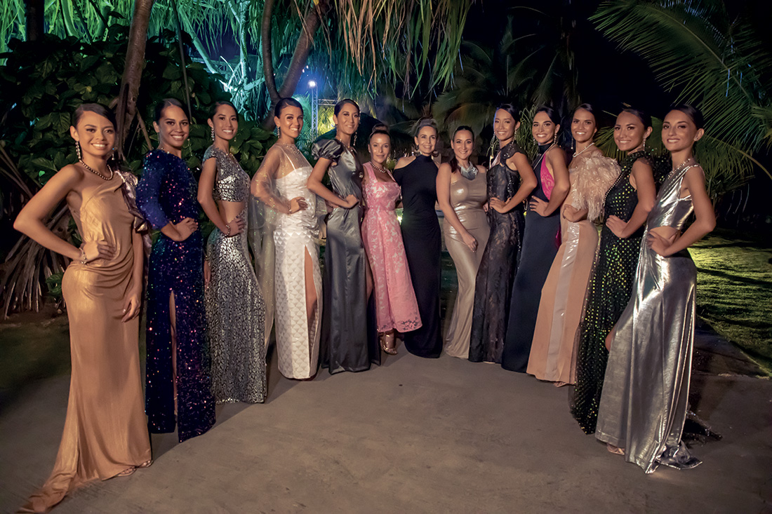 Les candidates à Miss Tahiti 2023 ont encore un mois pour se préparer. © Tevahitua Brothers