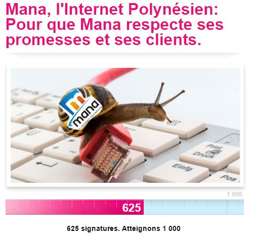 Plus de 600 clients Mana crient leur ras-le-bol sur Internet