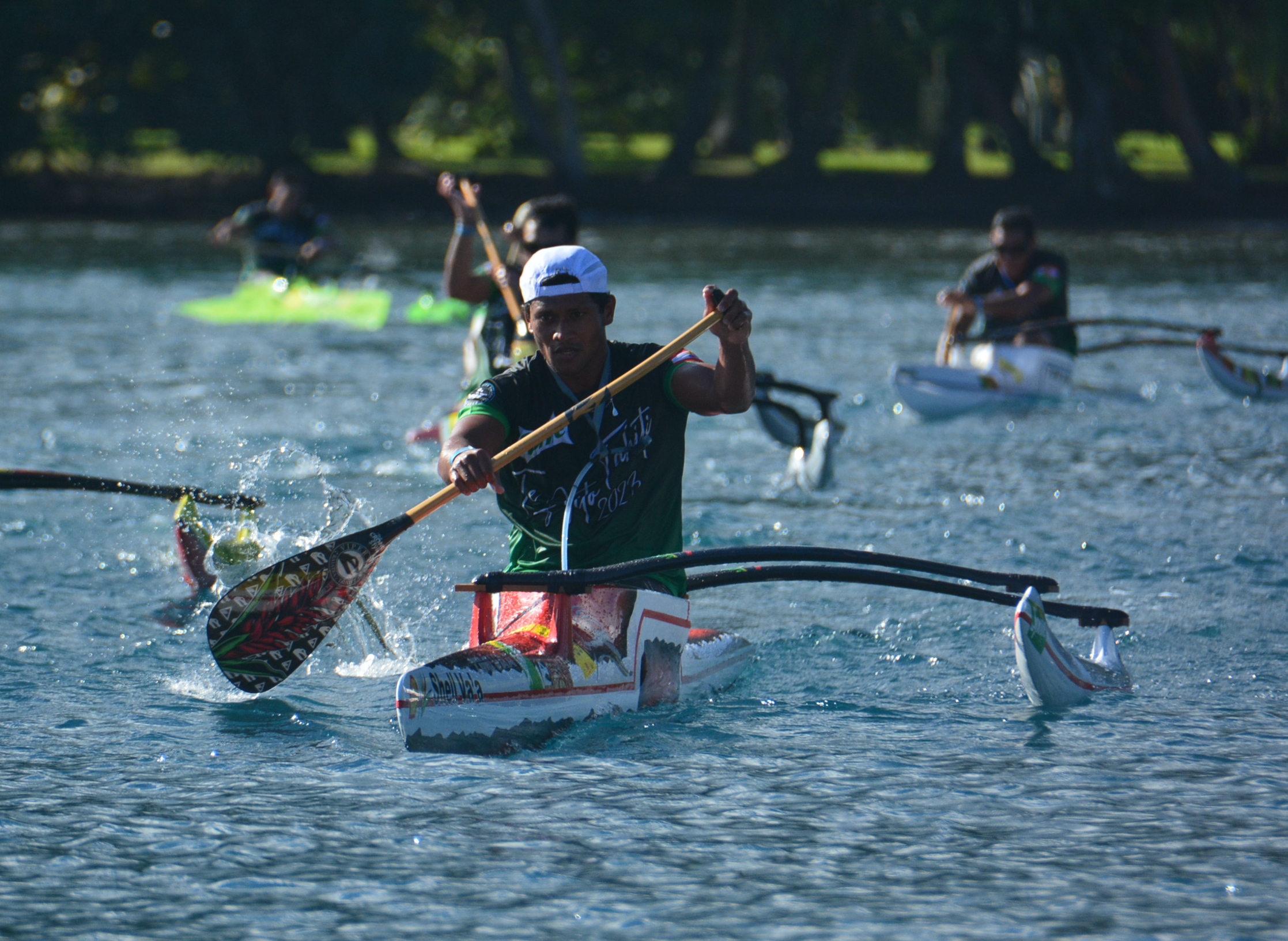 Deuxième de la première étape du Te 'Aito à Moorea, Brice Punuataahitua a été le plus costaud ce samedi sur le parcours entre Mataiea et Papeari.