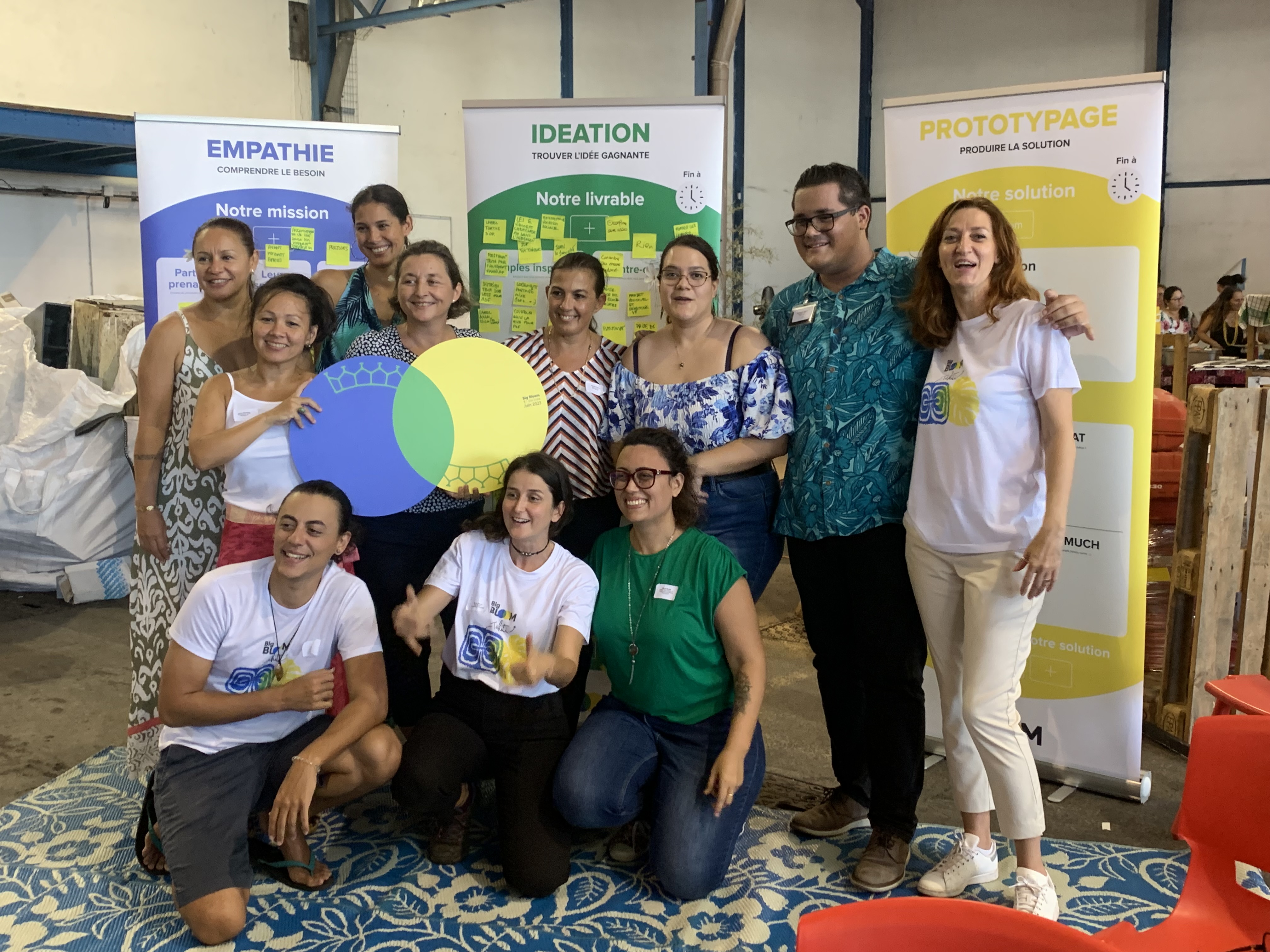 L'équipe Nati o te torea qui propose la mise en place de référent au sein des entreprises pour suivre l'insertion professionnelle des sans-abris.