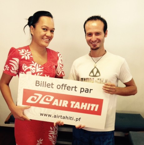 Jeu vente en ligne Air Tahiti : le gagnant récompensé