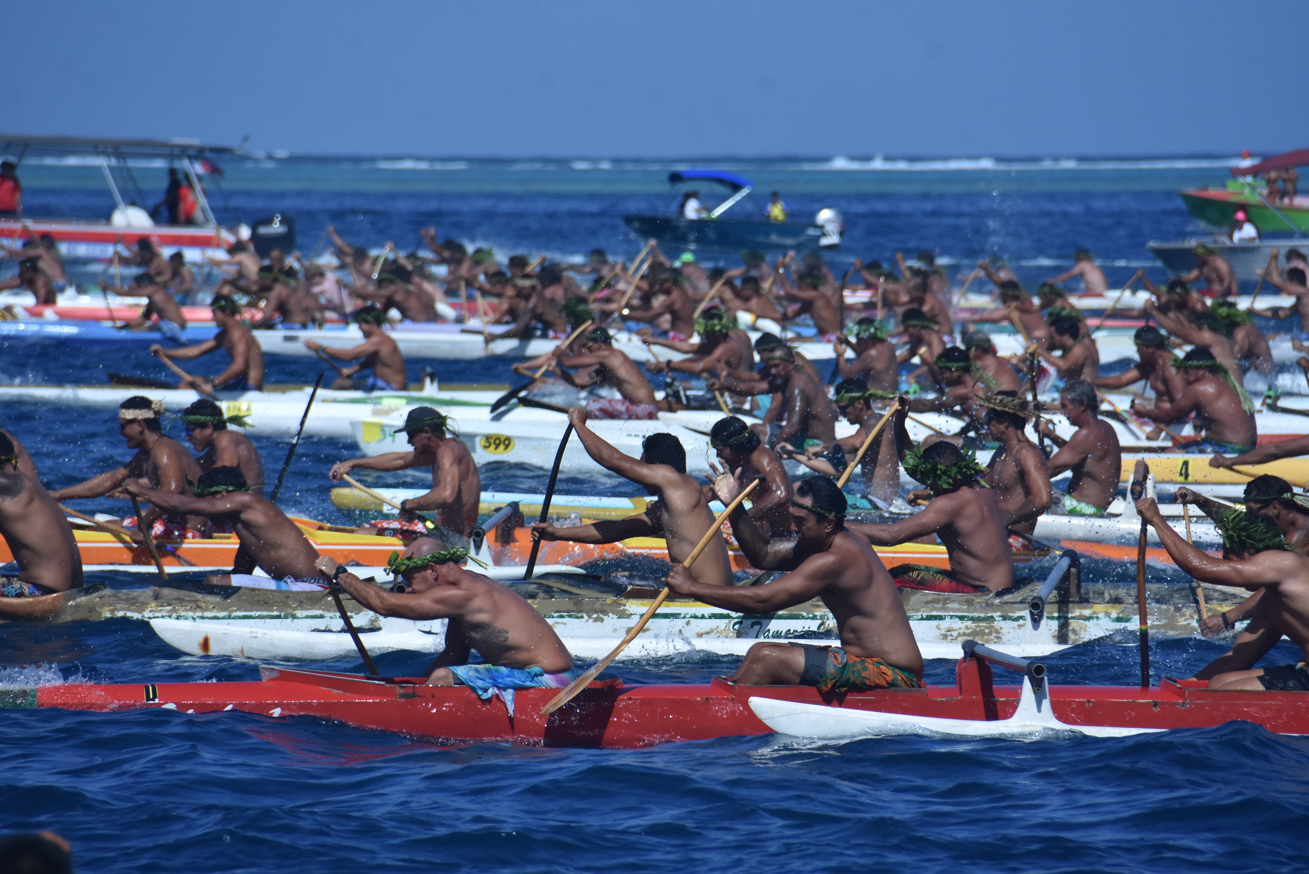 Événement toujours aussi populaire, le Heiva Va’a Mata’eina’a a rassemblé près de 400 rameurs ce week-end.
