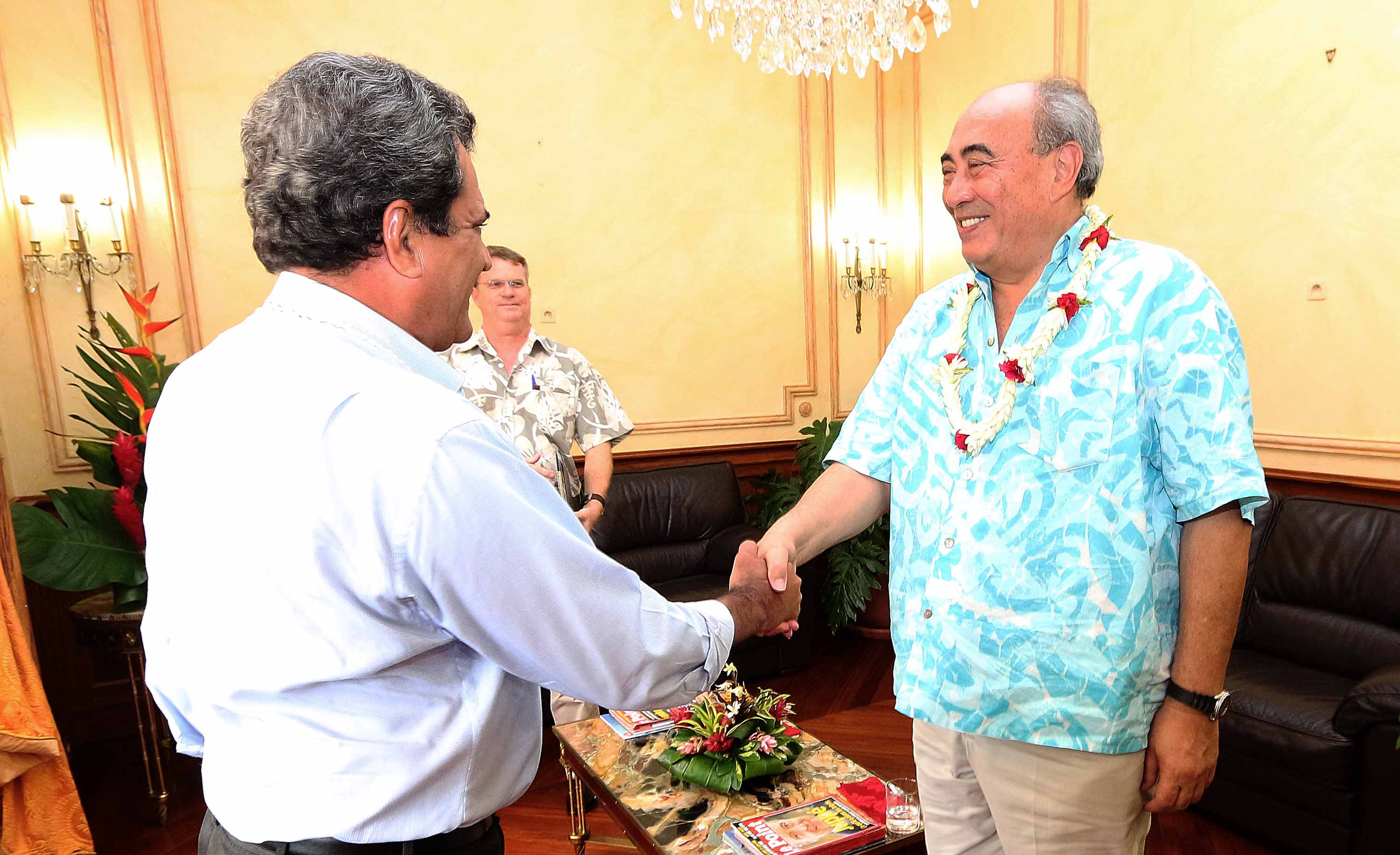 Atouts et développement durable de l’ensemble polynésien : le Président reçoit Lelei Tui Samoa Le Laulu