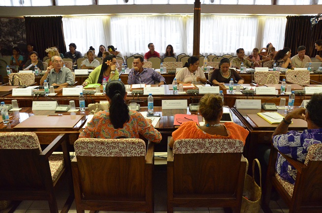 Réunion le 20 janvier dernier de la première séance de la commission permanente de l'assemblée. Une réunion ajournée faute d'approbation de l'ordre du jour.
