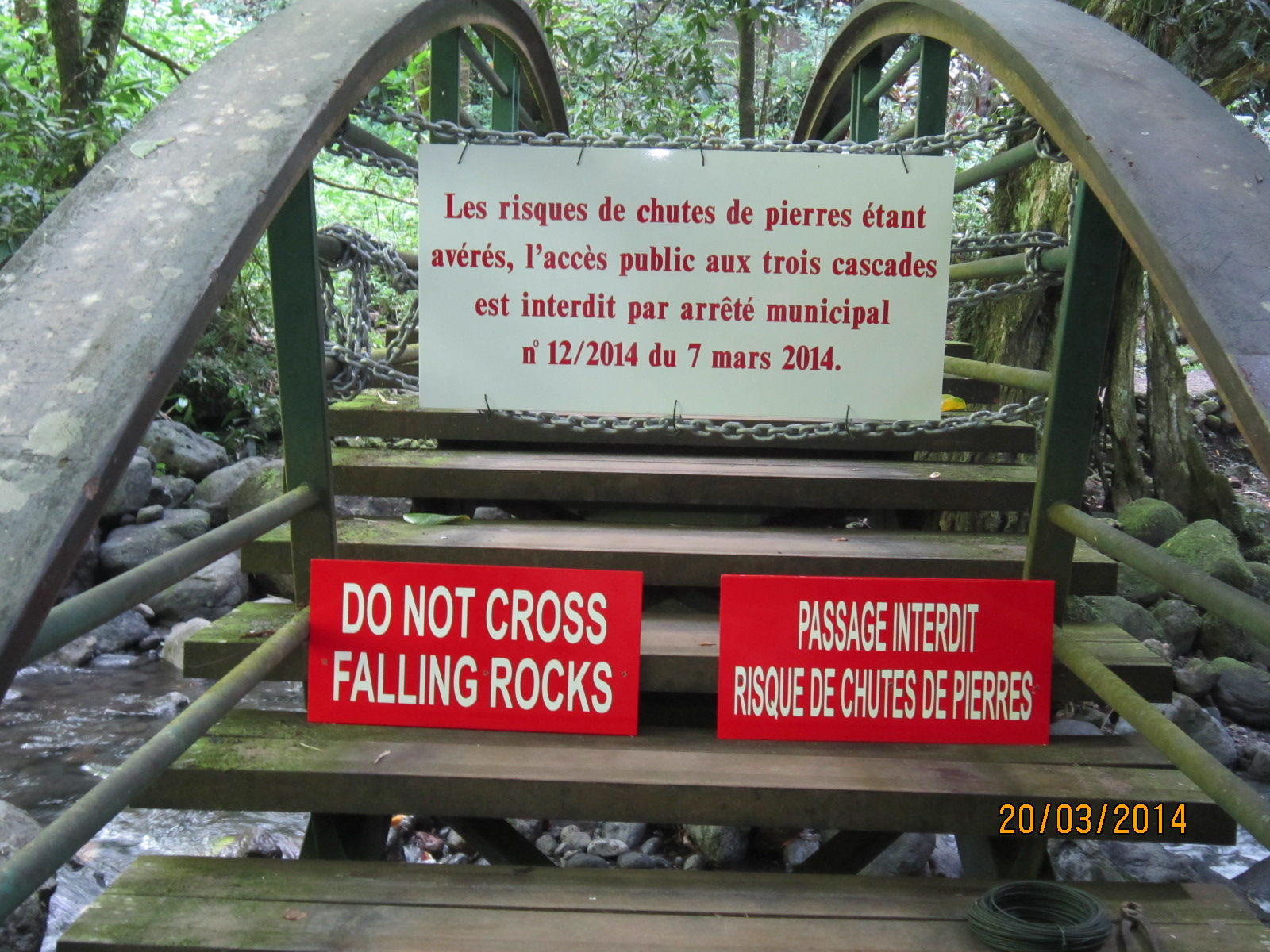 Travaux aux Trois cascades : l'appel d'offres est lancé