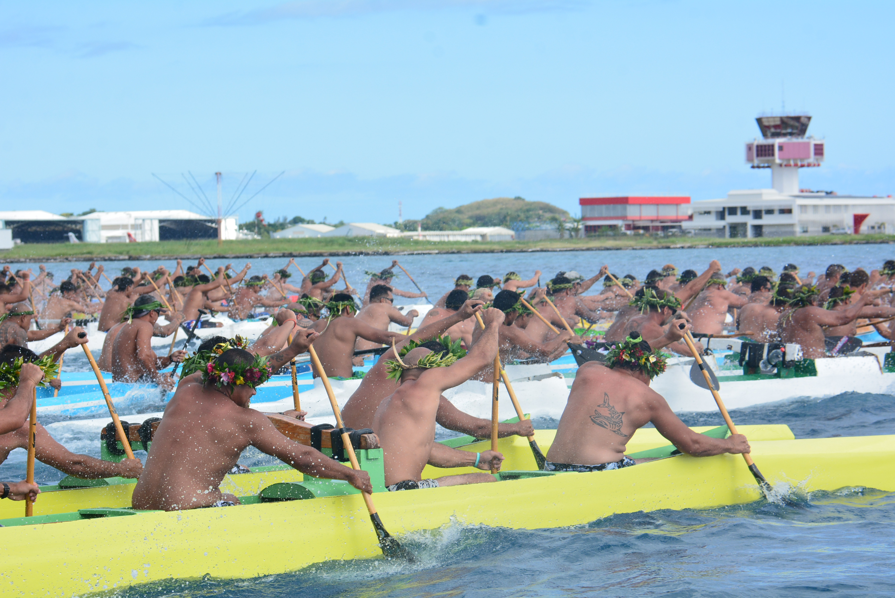 Dans la catégorie reine des séniors homme, 11 tau'ati étaient au départ.