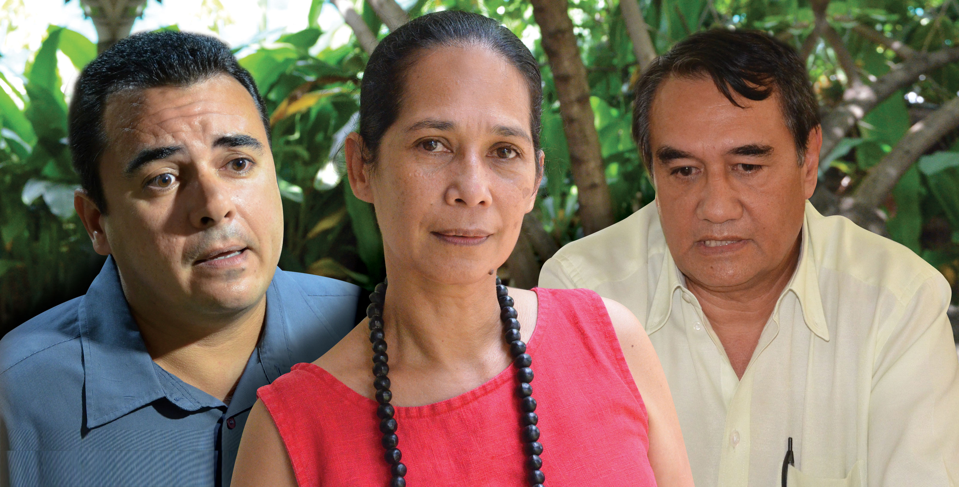 Teva Rohfritsch, Teura Iriti et Antony Géros