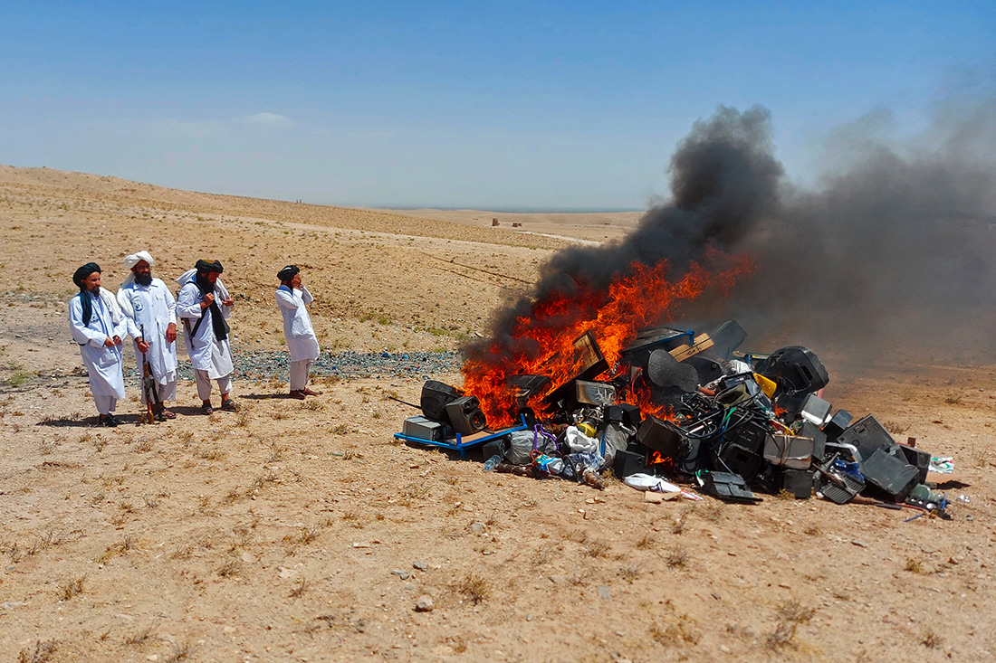 Crédit Afghanistan's Ministry for the Propagation of Virtue and the Prevention of Vice / AFP