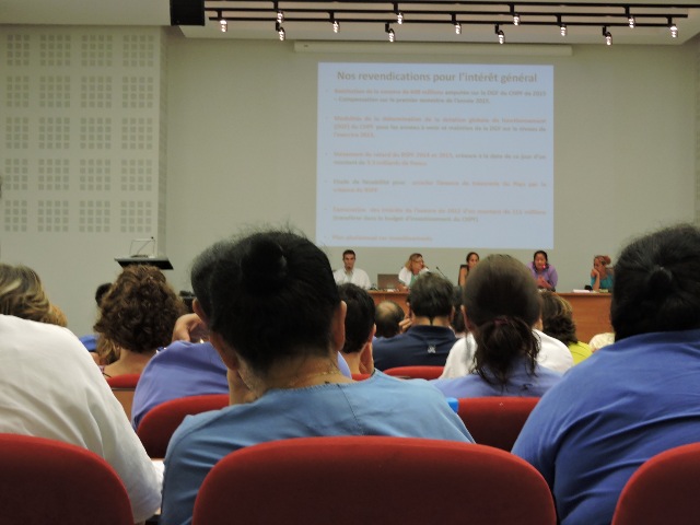 Une assemblée générale du personnel s'est tenue jeudi.