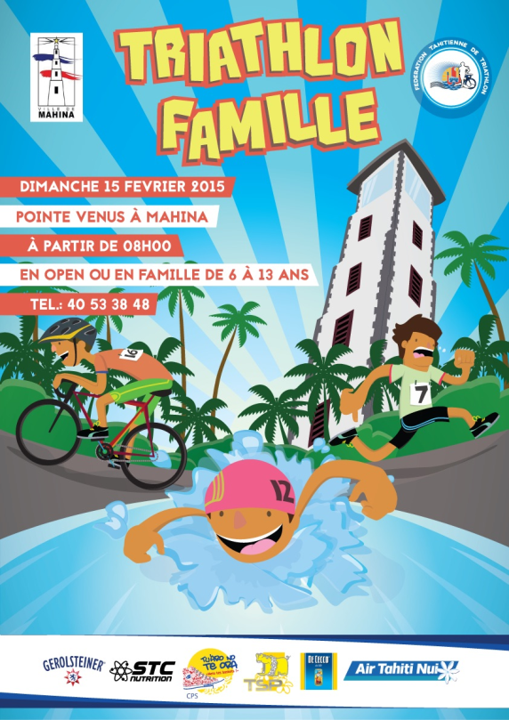 Le Triathlon Famille 2015 aura lieu ce Dimanche 15 février