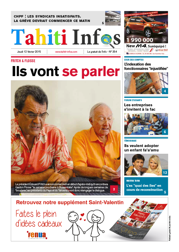 Cliquez sur l'image pour lire le journal