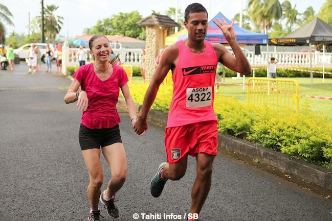 Course à pied – Saint Valentin : Et de quatre pour Winsy Tama, accompagné d’Elodie Menou.