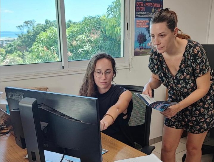 Lucile Hervouet et Louise Protar, chercheuses en sociologie à la Maison des sciences de l’homme du Pacifique, sont co-organisatrices du colloque.